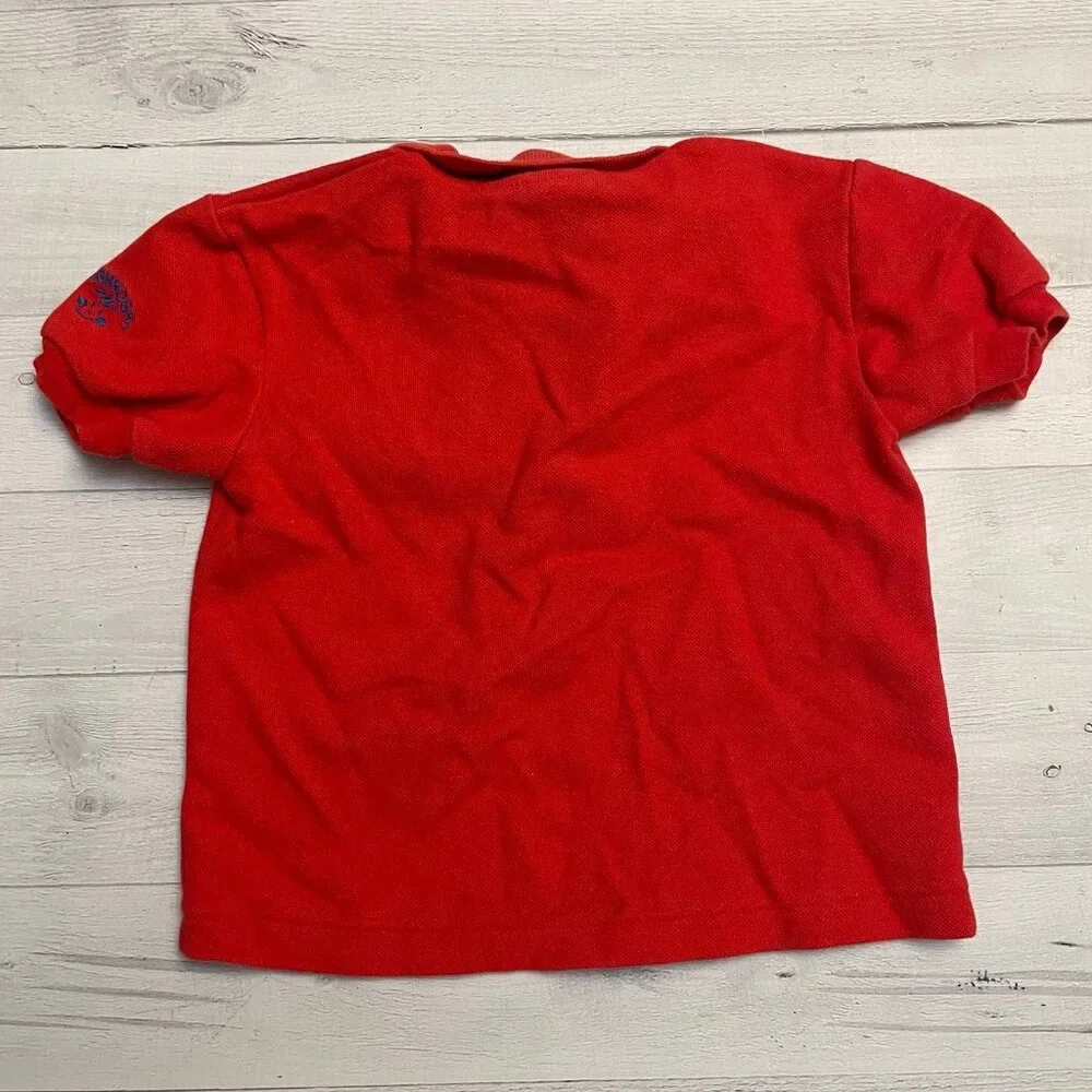 Vintage OshKosh B’Gosh red polo shirt 24 months‎